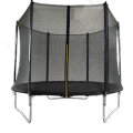 Trampolines Deluxe Round Sports Trampoline with Enclosure